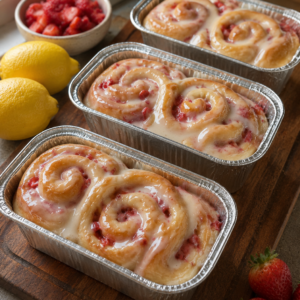Strawberry Lemon Rolls (2-pack)