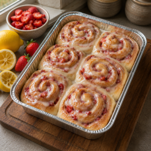Strawberry Lemon Rolls (6-pack)