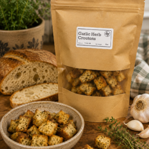 Garlic Herb Croutons
